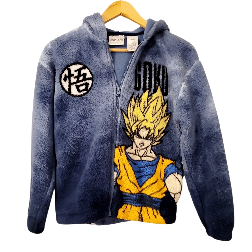 #006 Dragon Ball Z Kids Fleece Jacket - Blue